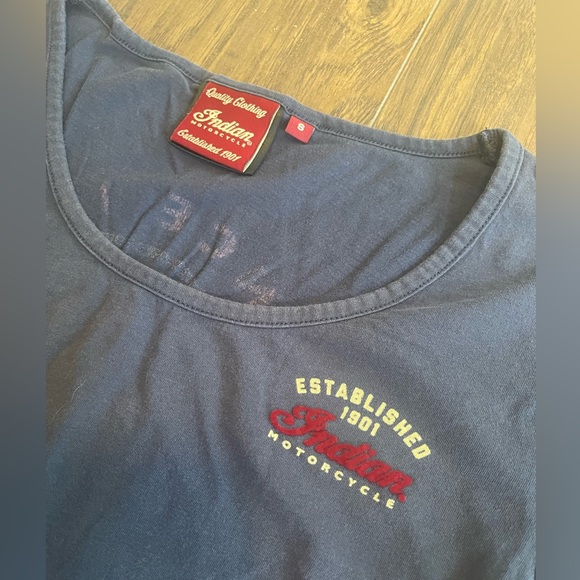 Vintage Indian Motorcycle logo T shirt - Picture 2 of 4